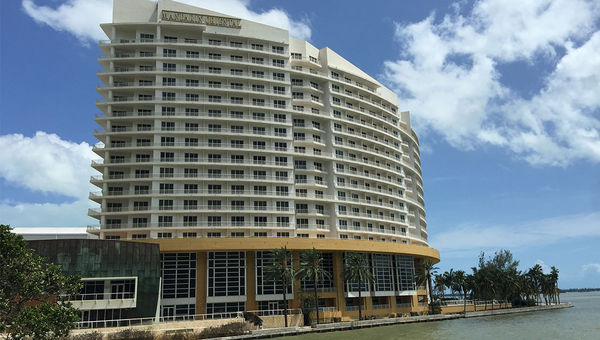 The Mandarin Oriental Miami looked to be in good shape.