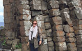 Author Patricia Schultz at Giant's Causeway.