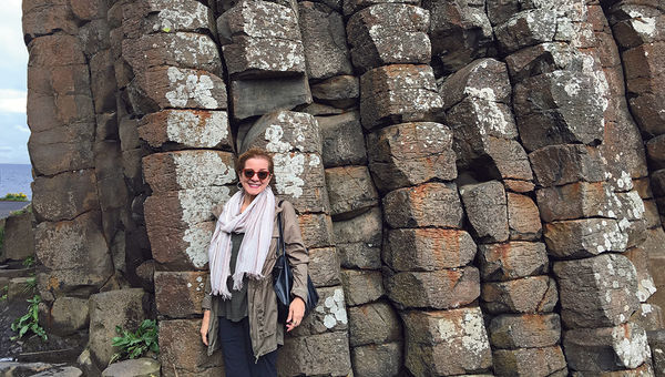 The author at Giant's Causeway. The author at Giant's Causeway.