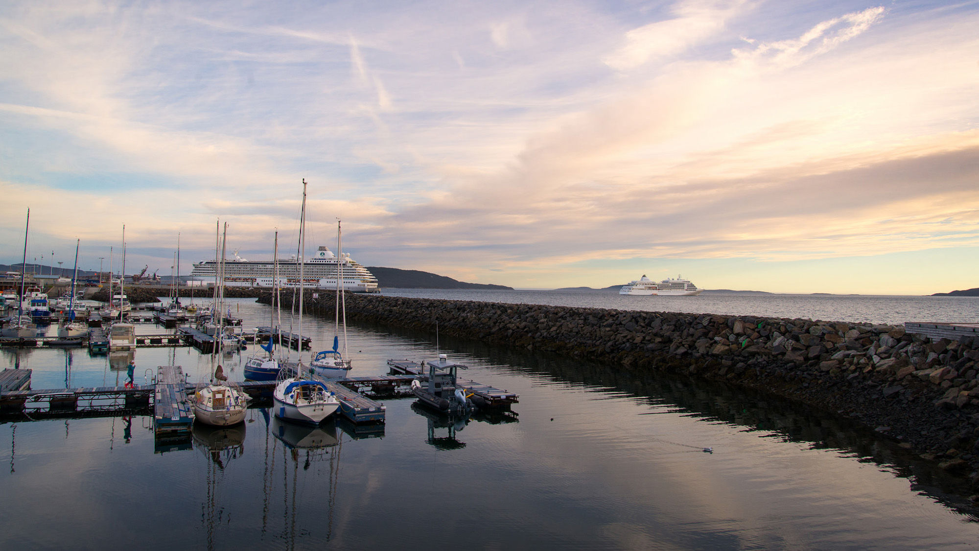 The port of Sept-Iles in Quebec.