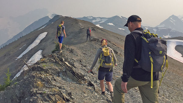 The most ambitious group headed across ridges at an altitude reaching 8,600 feet. The most ambitious group headed across ridges at an altitude reaching 8,600 feet.