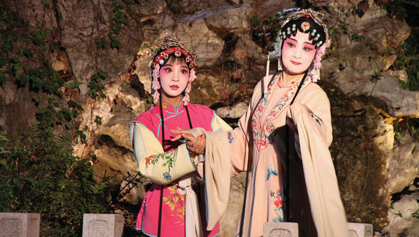 Kunqu performers in a segment of a popular 400-year-old opera, “The Peony Pavilion.” Kunqu performers in a segment of a popular 400-year-old opera, “The Peony Pavilion.”