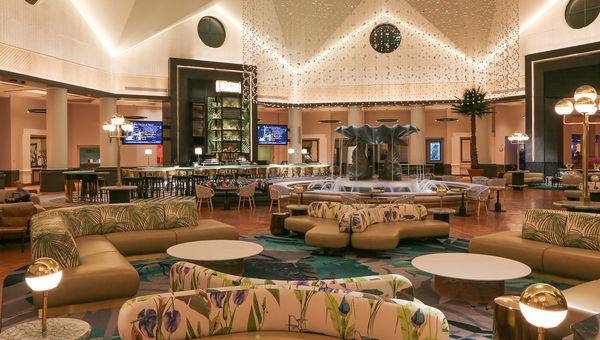 The Dolphin's new lobby. The Dolphin's new lobby.