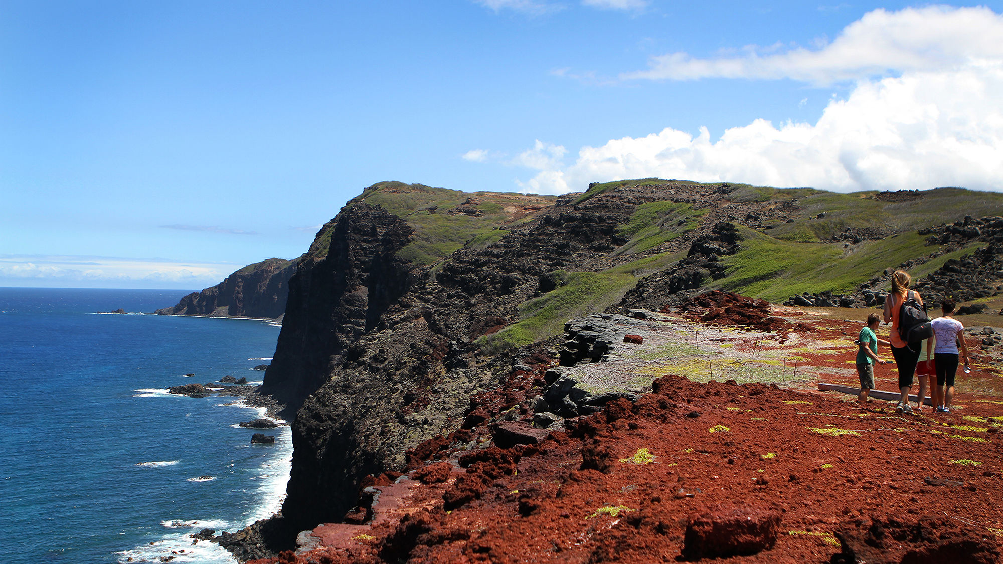 Mokio Preserve on Molokai's northwest coast is part of the Molokai Land Trust, an organization that works to restore and conserve natural areas on the island.