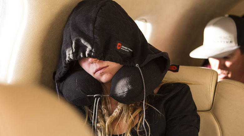 What's New, What's Hot is Travel Weekly's look at useful and fun travel gadgets, edited by Joe Rosen. First up, the Hooded Travel Pillow, designed for travelers looking for some self-imposed peace and quiet, whether they are stuck in a ''Planes, Trains and Automobiles'' situation or just journeying solo and wishing to remain so. Convenient, easily stored and ergonomically designed, it features a blackout hoodie attached to a soft neck support that can be deployed to cover one's eyes with the simple tug of a hand.