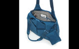 This stylish and minimalist bag is a winner. With four zippered pockets and a separate pocket for writing implements and a cell phone, the Hobo Mind M has about every attribute a casual traveler might desire. The bag, which comes in a variety of bright colors, provides more than enough carrying space to accommodate an afternoon's walkabout or evening out. Suspended from an 11-inch-drop shoulder strap, the Hobo M, which is made of nylon, weighs only 14 ounces, which will lighten anyone's load.
