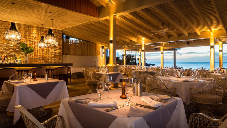 The Cove restaurant at Blue Waters Resort & Spa in Antigua.