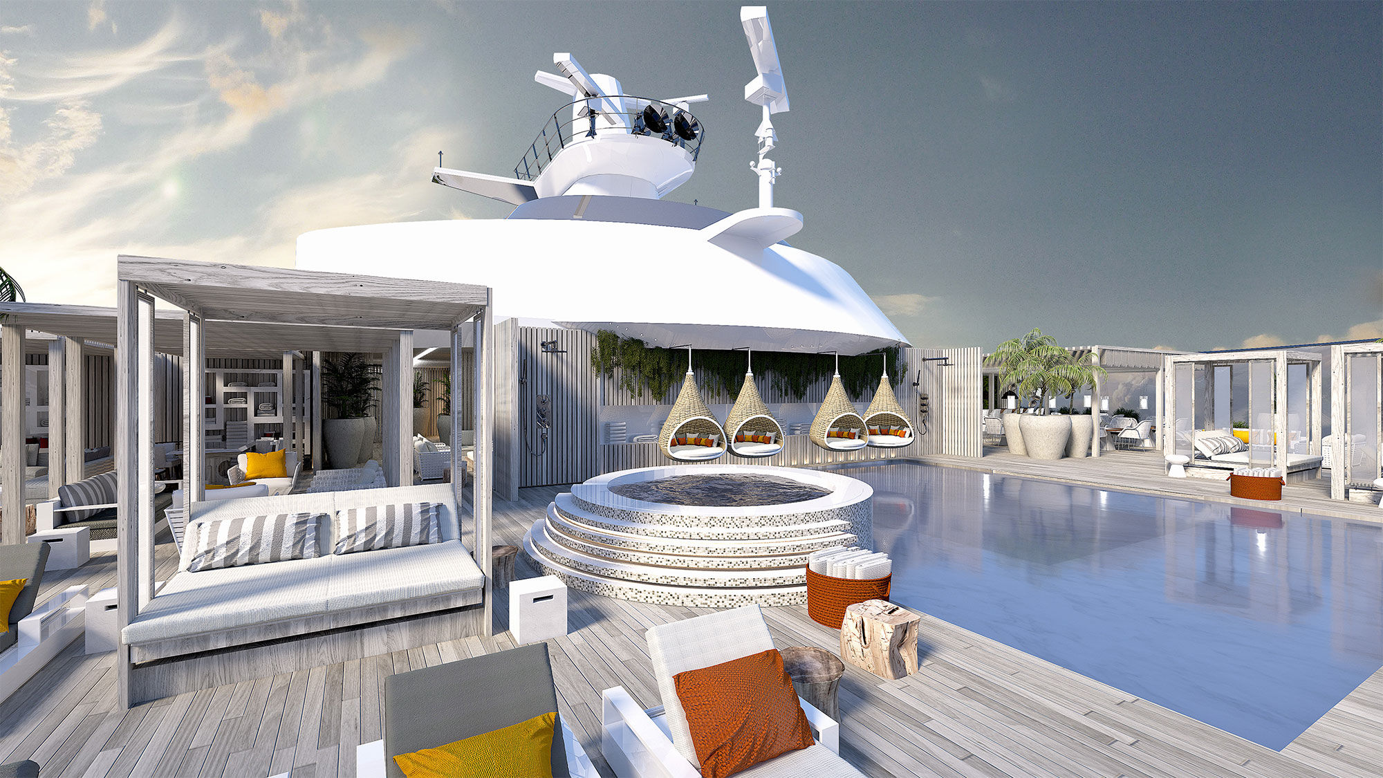 The Retreat Sundeck, making its debut on the Celebrity Edge, will be a feature on all Celebrity ships.