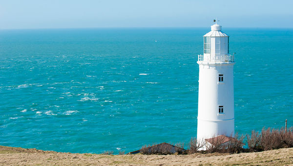 Trevose Head Lighthouse in Cornwall. Cornwall is one of four of VisitBritain's destinated culinary hubs for the year.