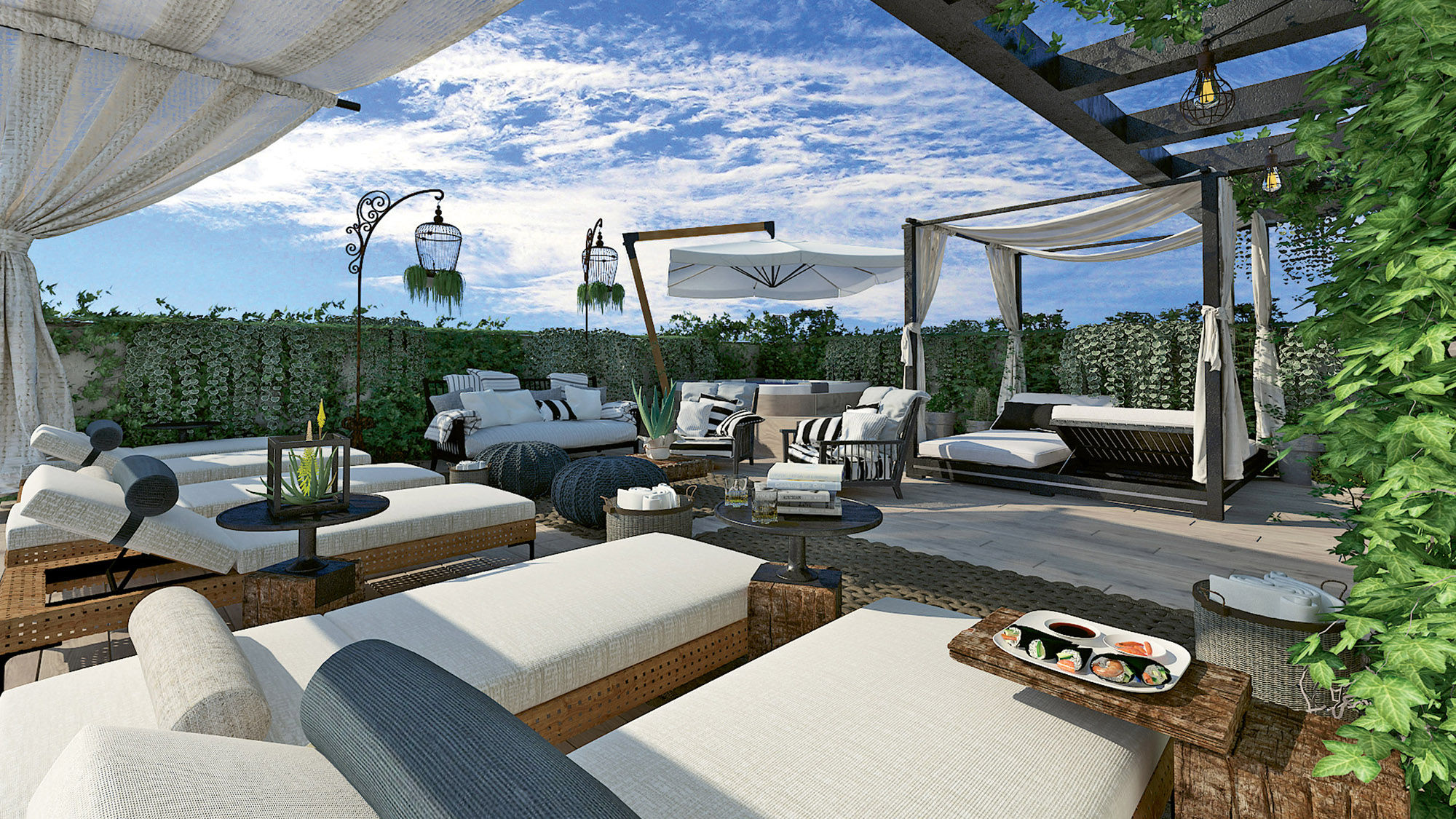 The rooftop of the 39-room Vera in Tel Aviv, which will open its doors in November.