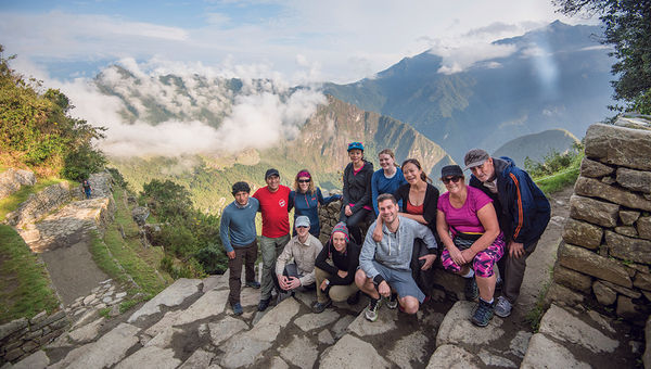 An Intrepid Travel group of solo travelers in Peru. An Intrepid Travel group of solo travelers in Peru.