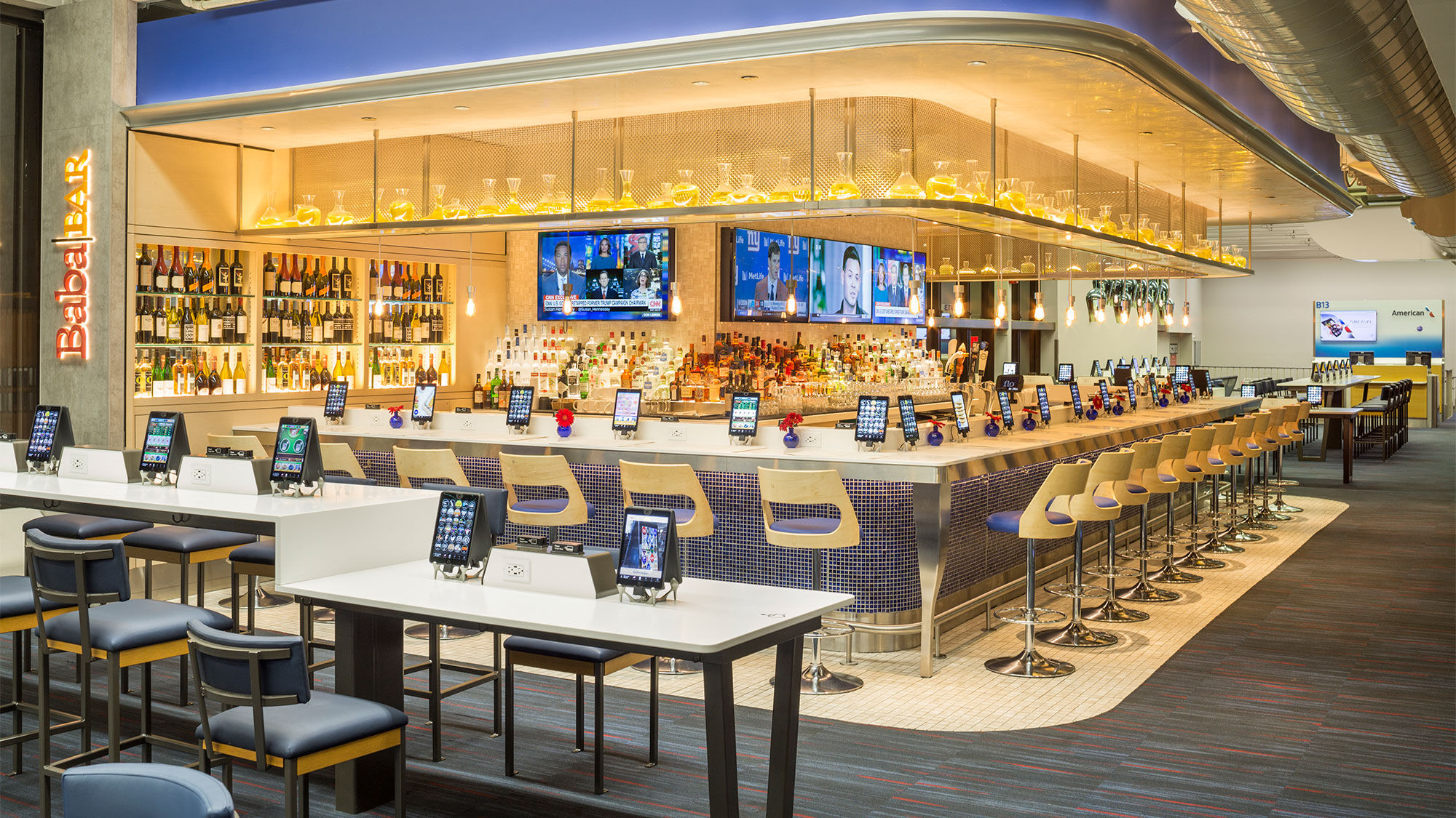 Baba Bar is a new Mediterranean bar and gril at Philadelphia's airport.