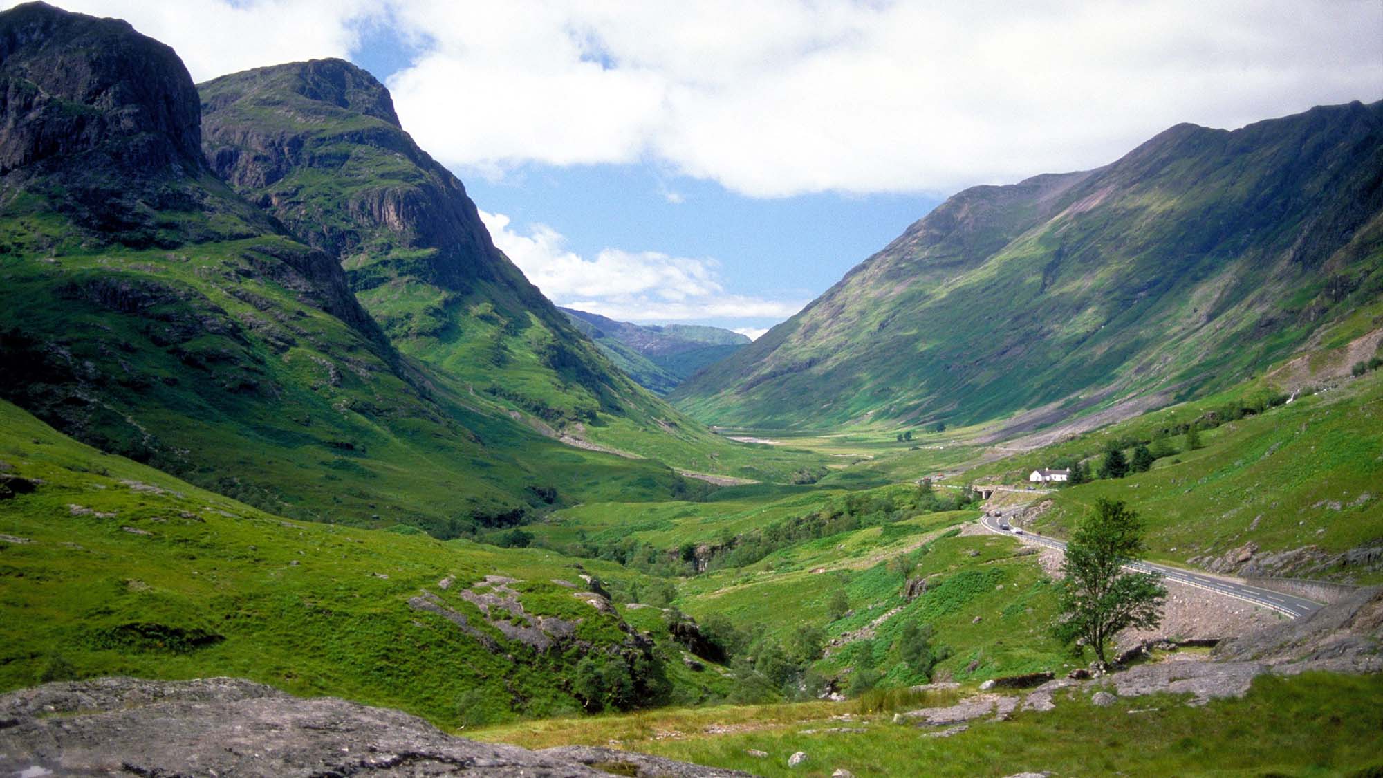Glencoe in the Scottish Highlands.