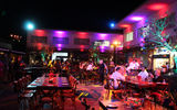 Attendees have dinner at El Merkado on the first night of the summit.