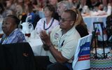 Travel  adviser attendees enjoy CruiseWorld's first general session, taking place at the Broward County Convention Center in Fort Lauderdale, Nov. 15 to 17.