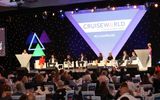 The ''Mastermind Sales & Marketing Secrets of Success'' panel share their insights and personal anecdotes with CruiseWorld's travel adviser attendees on the opening day of CruiseWorld 2017. The show, which opened Nov. 15 in Fort Lauderdale, spans three days of agent seminars, executive panels, a trade show and other events.