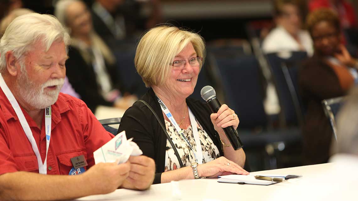 Agents give their input on selling river cruises to their ocean cruise clients in Wednesday night’s Think Tank.