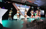The Miami Dolphins cheerleaders open Thursday morning's breakfast, sponsored by MSC Cruises. Day 2 of the CruiseWorld conference included more agent-focused informational sessions, a panel discussion with cruise presidents and an exhibitor showcase.