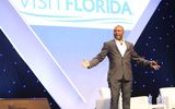 Ken Lawson, president and CEO of Visit Florida, updates the audience on all things Florida.