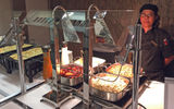 A custom-prepared arepas station adds Miami flair to the lounge.