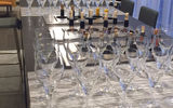 Patrons will be able to treat themselves at the self-serve wine and champagne bar. The lounge also has a create-your-own cocktail station.