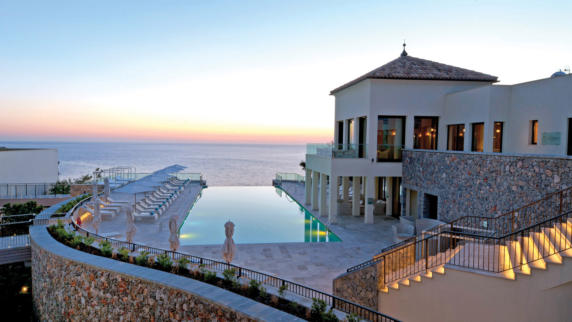 The infinity pool and the adjacent Es Fanals, one of the Jumeirah Port Soller’s three restaurants, are good spots for taking in sunsets.