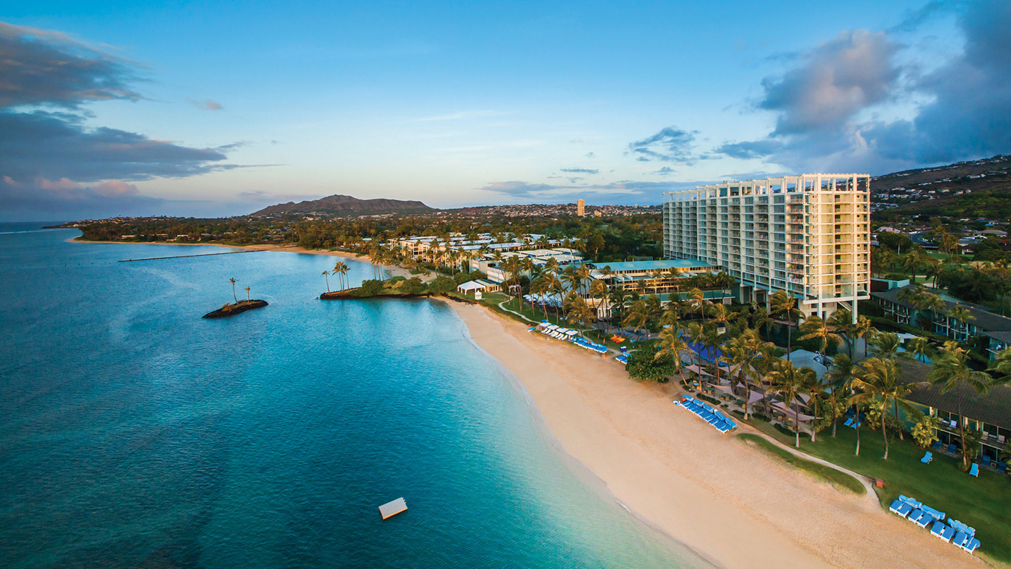 The Kahala Hotel and Resort sits on a serene, quiet strip of beach to the east of Waikiki and Diamond Head.