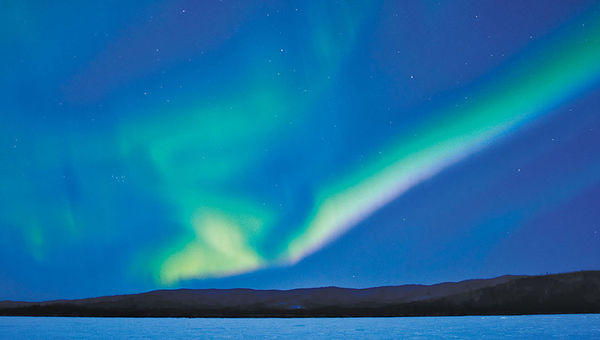 March nights are still long and dark enough for northern lights viewing, according to Alaska Railroad. March nights are still long and dark enough for northern lights viewing, according to Alaska Railroad.
