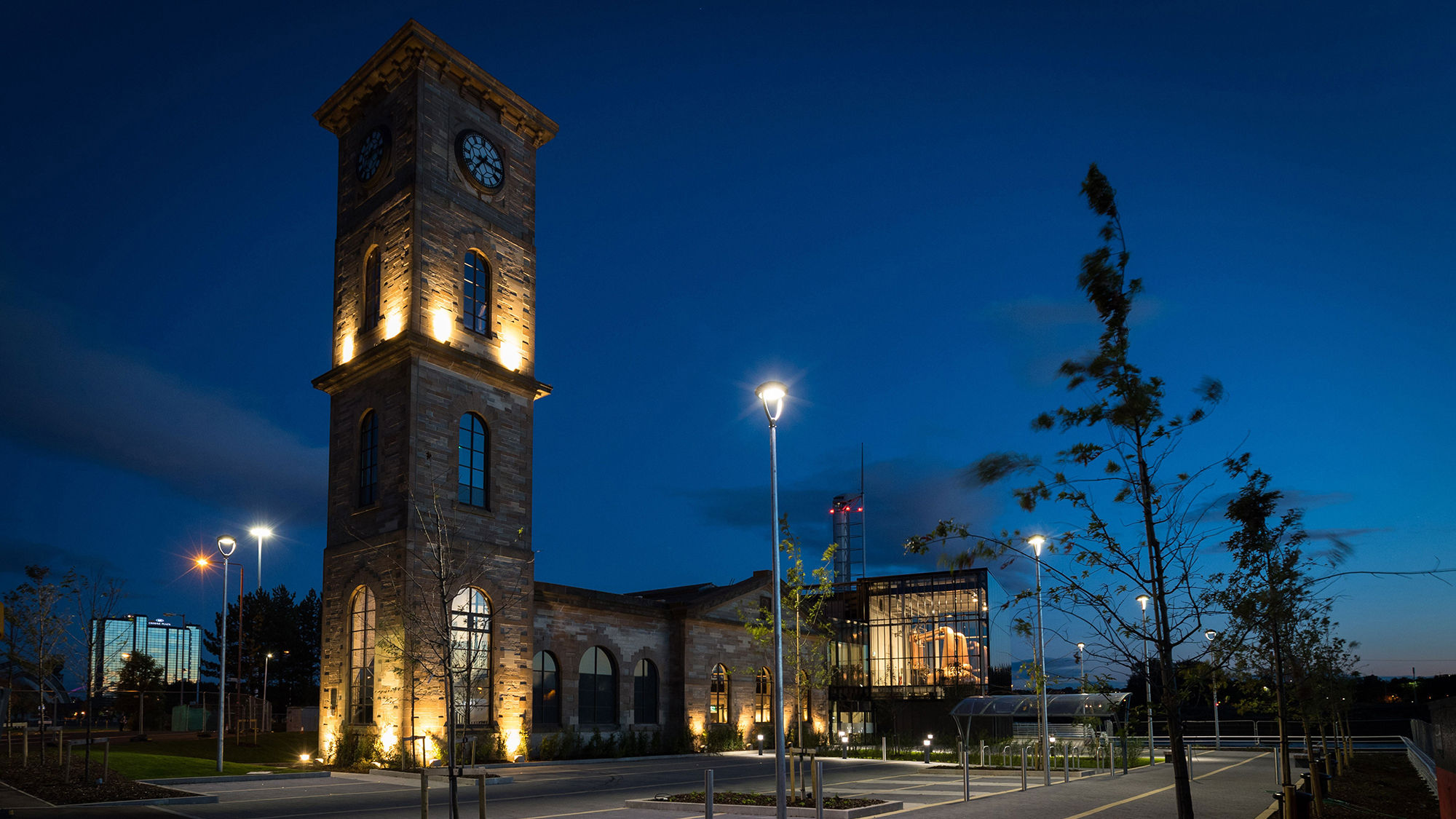 The Clydeside Distillery on the banks of the River Clyde in Glasgow.