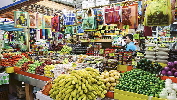 A vendor at Mazatlan’s Mercado Pino Suarez, opened in 1900. A vendor at Mazatlan’s Mercado Pino Suarez, opened in 1900.