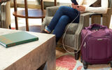 What's New, What's Hot is Travel Weekly's look at useful and fun travel gadgets, edited by Joe Rosen. First up, the Samsonite Underseater from eBags. This easily maneuverable spinner has an integrated charging port to coordinate with your electronic gadgets and is small enough to fit under an airline seat while still powering up your phone, tablet or laptop. Weighing only 7 pounds, it boasts multiple zippered exterior pockets, a front-pocket organizer and several interior pockets. Sleeves for a tablet and laptop complete the package.