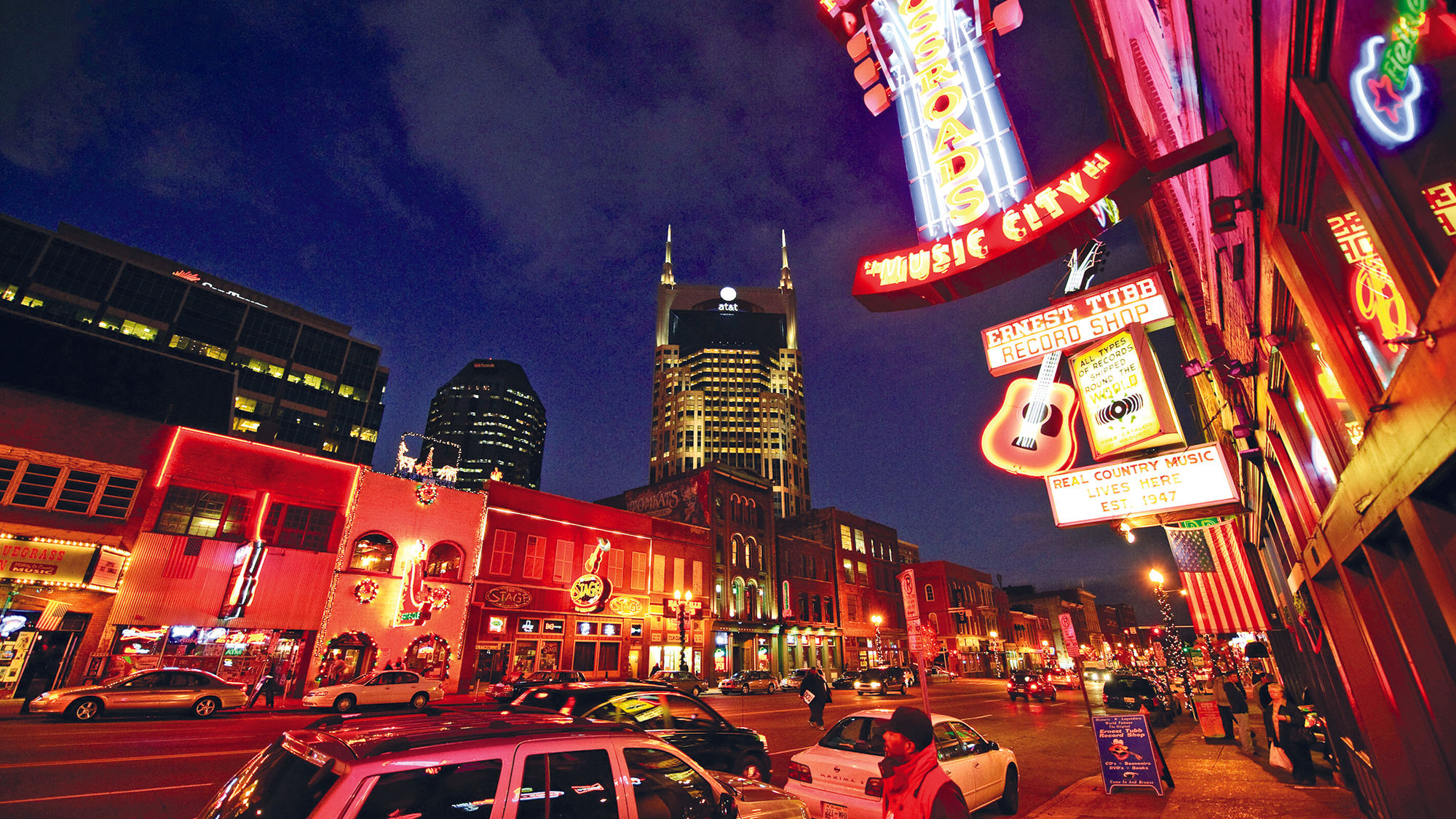 Nashville's Broadway. Approximately 5,000 hotel rooms are in the city's development pipeline.