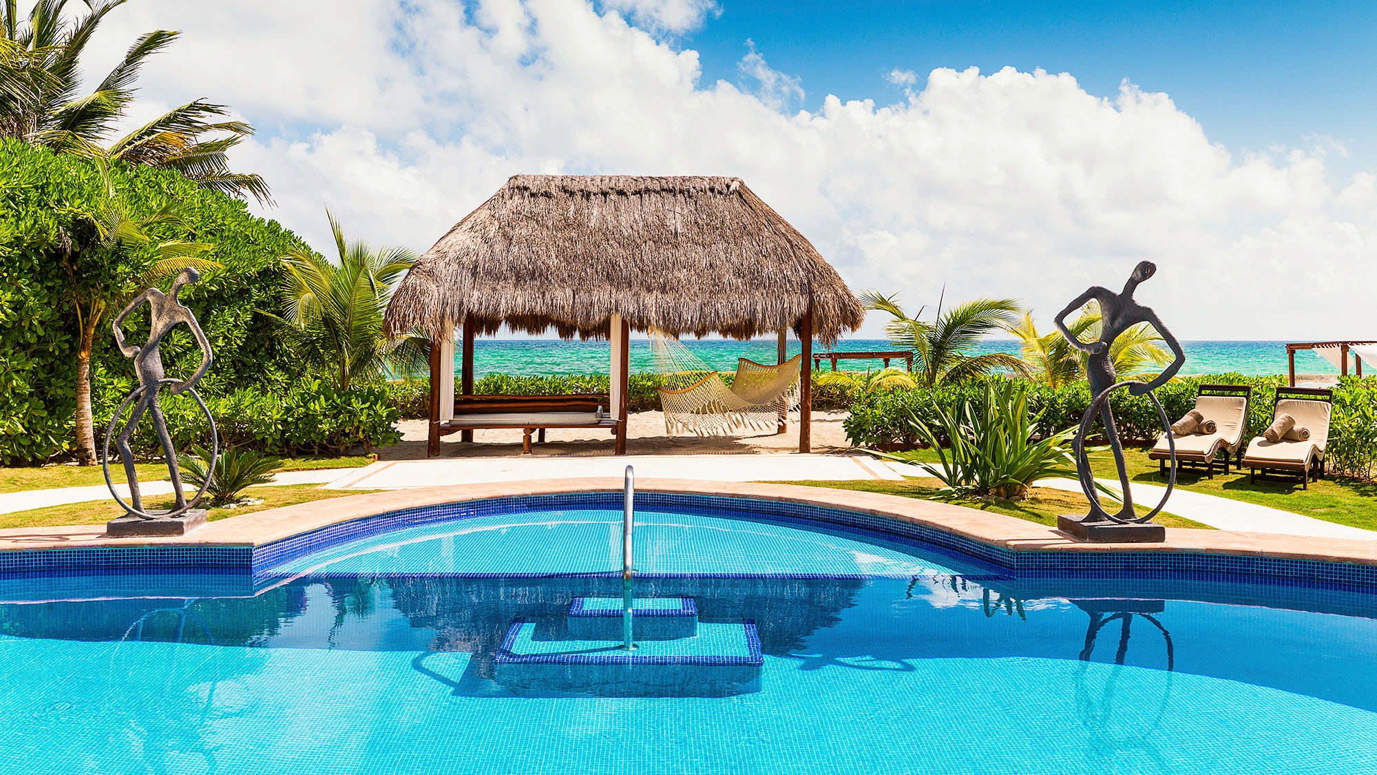 The view from the Presidential Suite at El Dorado Royale Riviera Maya.