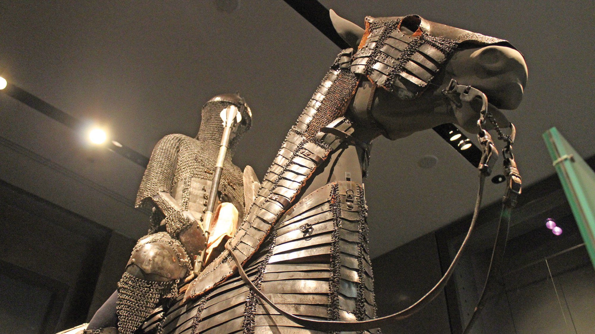 Turkish armor dating from the late 15th or early 16th century at the Museum of Islamic Art, a five-floor facility packed with cultural treasures.