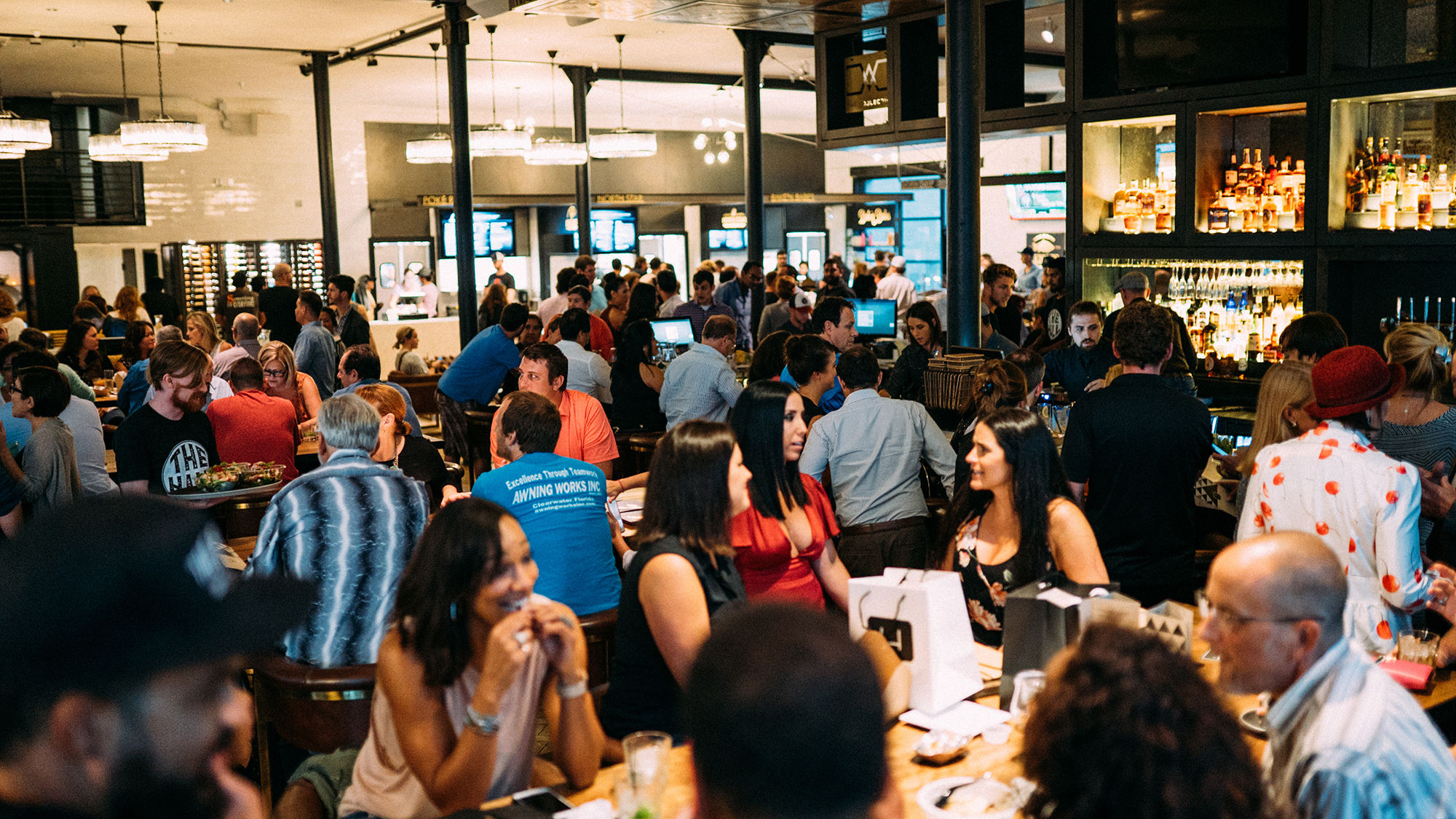 Tampa's Hall on Franklin features a wide variety of eateries in an 8,000-square-foot space.