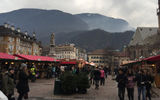 The Christmas Market in the South Tyrolian capital of Bolzano is a place to eat, drink and shop during the holiday season.