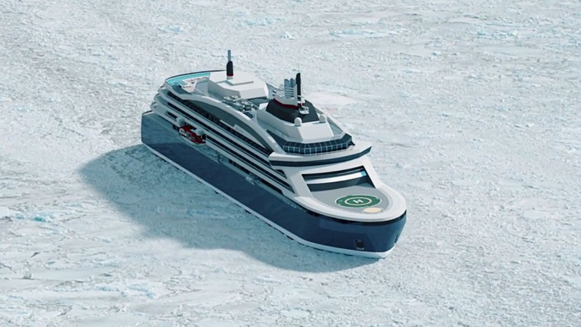 Ponant polar expedition ship to run on liquefied natural gas