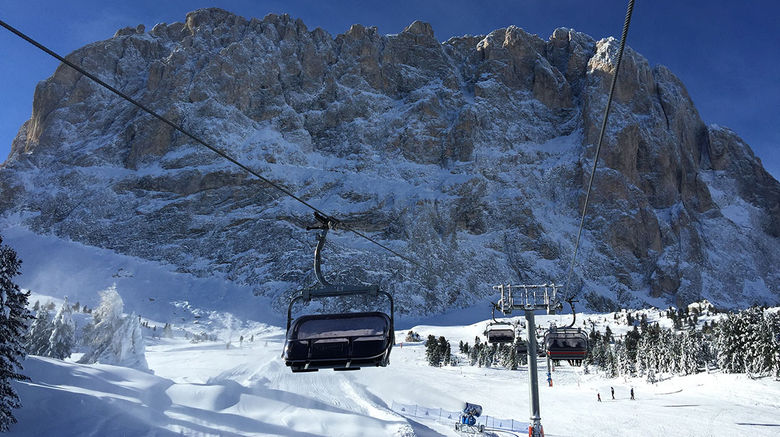 Senior Editor Robert Silk traveled recently to South Tyrol in the Italian Alps. Formerly part of Austria, the 2,900-square-mile region is Italy's northernmost province but is still predominantly German speaking. The region is dotted with charming towns, highly rated hotels, remote mountaintop retreats and Michelin-starred restaurants. It's greatest draw, however, is its enormous abundance of ski areas, which sit in the shadows of the distinctive rock faces of the Dolomites.