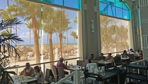 The Riu Palace's lunch buffet is the most popular place for resort guests to eat. The Riu Palace's lunch buffet is the most popular place for resort guests to eat.
