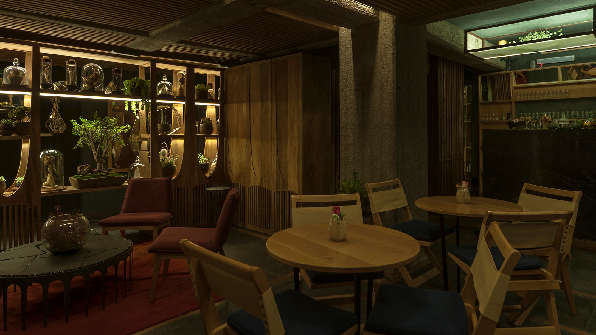 Xaman, an exclusive cocktail bar in the Colonia Juarez neighborhood of Mexico City.