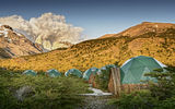 EcoCamp’s domes include ones for yoga and dining.