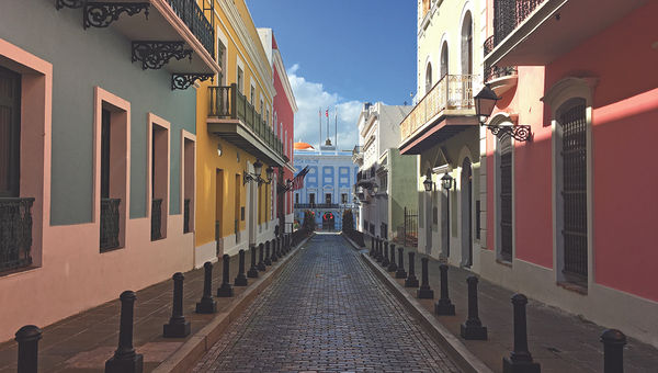 A street in Old San Juan.
