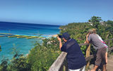 Tourists in Aguadilla, Puerto Rico.