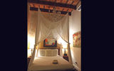 A room at the undamaged Villa Herencia hotel in Old San Juan.