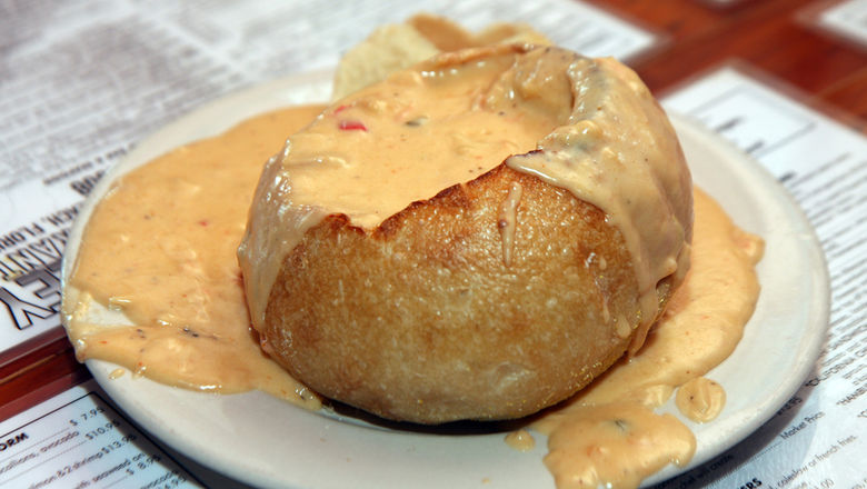 Seafood Bisque at the Raw Bar & Restaurant in Boynton Beach.