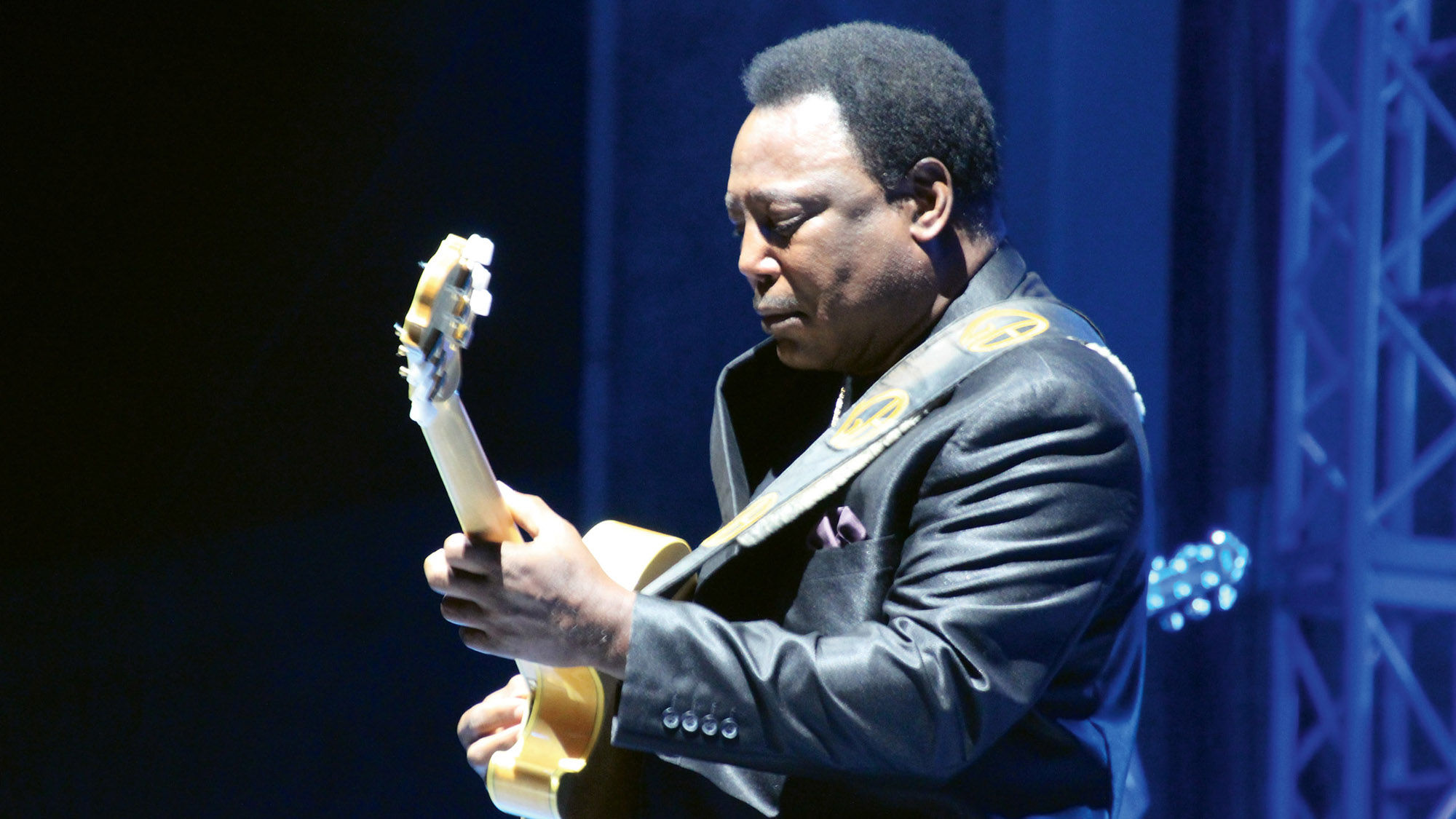 George Benson at last summer’s Jazz a L’Hospitalet. Winemaker Gerard Bertrand has staged the annual festival since 2004.