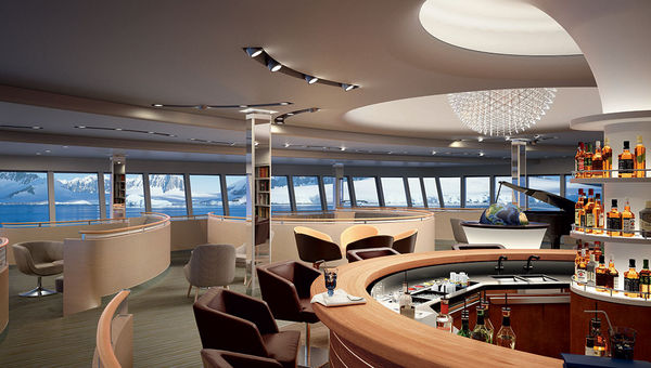 Rendering of the observation lounge on the Hanseatic Inspiration.