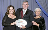 Christine Barry and Maryellen Kline of Disney Destinations with Travel Weekly's Bob Sullivan.