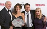 Howard Tanenbaum, Andrea Wright, Kevin Froemming and Karen Callahan of Playa Hotels & Resorts, winner in the Mexico category.