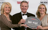 Sally Jane Smith of TravelSmiths and Jack Richards and Chanda Vudmaska of Pleasant Holidays.